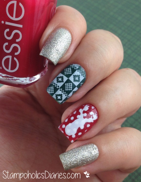 Essie she's pampered, beyound cozy, going incognito & MoYou and Apipila Stamping
