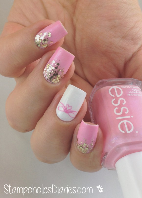 Essie we're in together, rock at the top, blanc, Pueen 26 StampoholicsDiaries