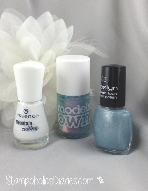 Misslyn 08 denim look, Essence Snow Alert, Models Own Indian Ocean