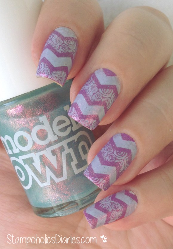 Colour Alike 527 , Models Own Indian Ocean, Betina B04 StampoholicsDiaries.com