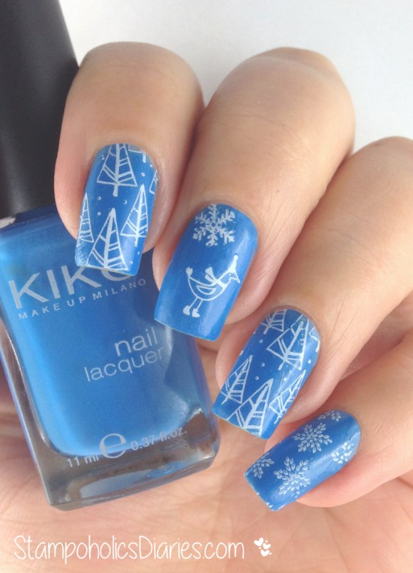 Kiko 386, Konad Square 10  StampoholicsDiaries.com