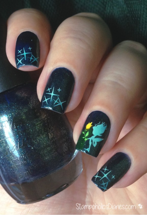 Fairy Nails Faby Nuit des mysteres, Chez-Delaney Feerique 4 StampoholicsDiaries.com