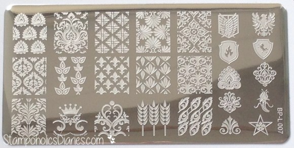 stamping plate Born Pretty BP-L 007