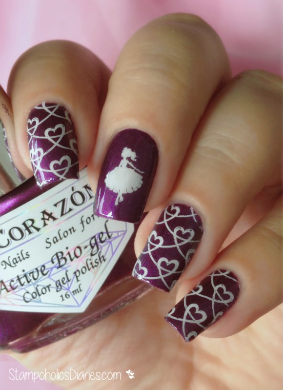 El Corazon Black Sabbath, Mundo de Unas Pale Pink , Born Pretty BP-61, BP-69