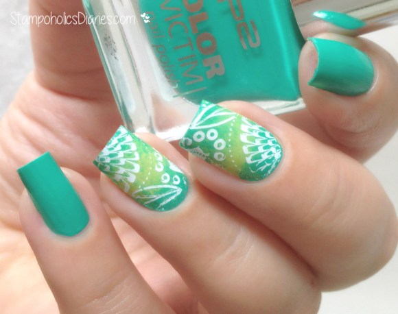 P2 artful, P2 kind of crazy, Konad M78, Essence Stamp me