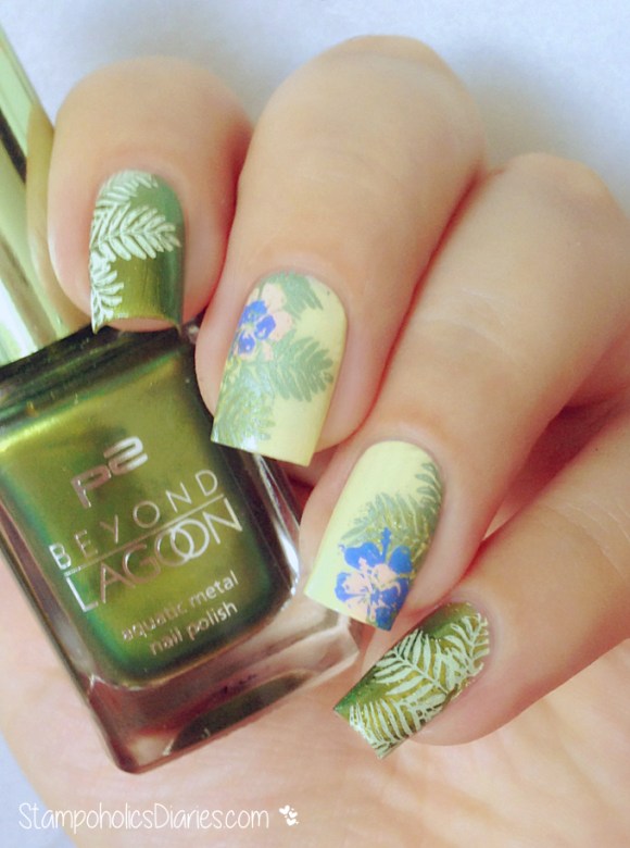 P2 Seaweed Green, Love Agent, MoYou Tropical Collection, Mundo de Unas