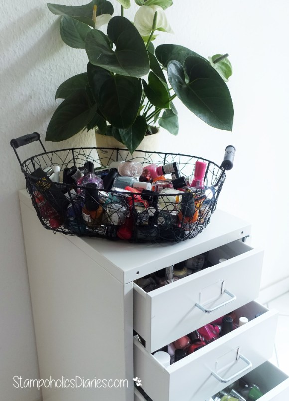 nail polish rack Nagellack Aufbewahrung IKEA Helmer
