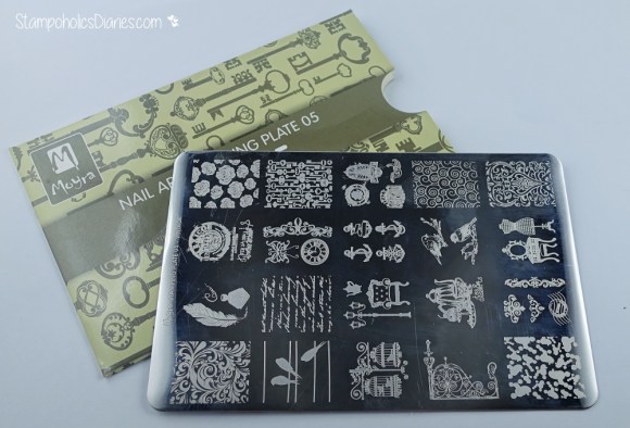 Stamping Plate 05 - Vintage Moyra StampoholicsDiaries.com