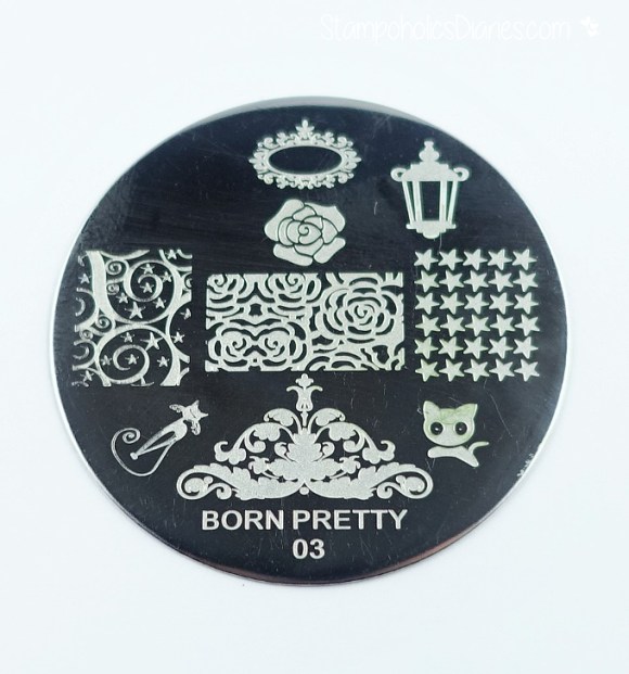 Born Pretty - 03, BP-03 Stamping Stampoholicsdiaries.com