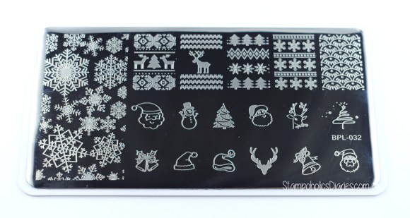 Born Pretty BPL-032 Christmas StampoholicsDiaries.com