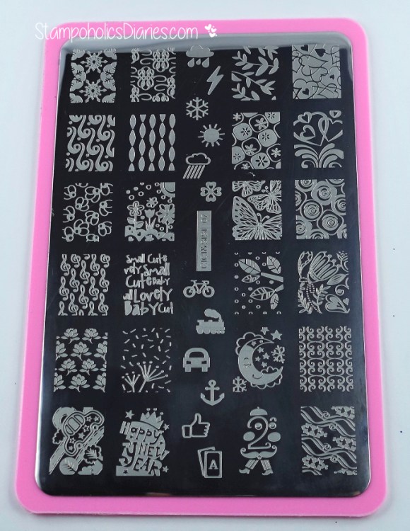 Stamping plate Cici&amp;Sisi 07 StampoholicsDiaries.com