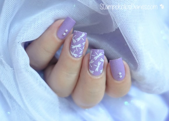Rival de Loop Lavender Star, BP-74 Born Pretty Stamping  stampoholicsdiaries.com