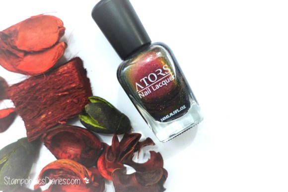 Ators Shiny Red Chameleon Holo StampoholicsDiaries.com